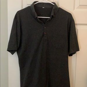 State and Liberty Grey Flex/Stretch Polo